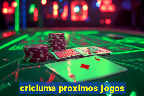 criciuma proximos jogos