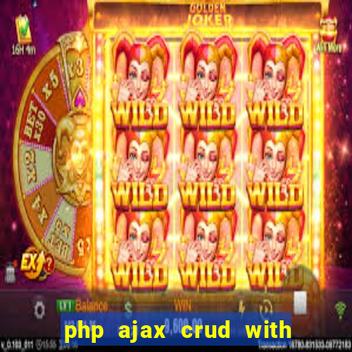 php ajax crud with datatables and bootstrap modals