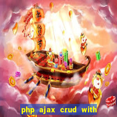 php ajax crud with datatables and bootstrap modals