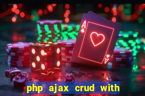 php ajax crud with datatables and bootstrap modals