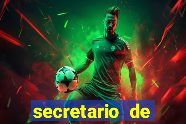 secretario de esporte salario