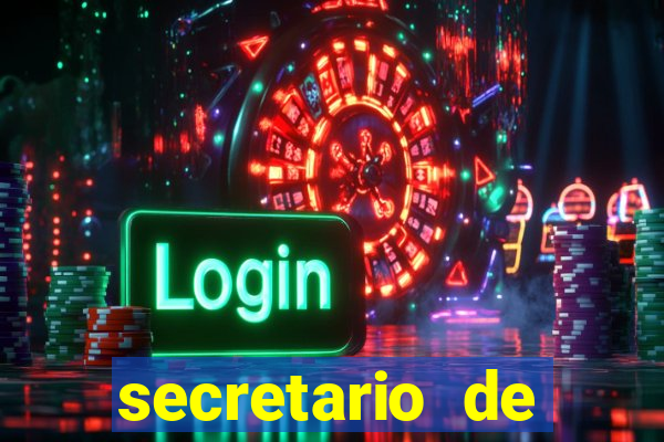 secretario de esporte salario