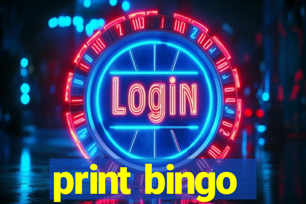 print bingo