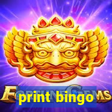 print bingo