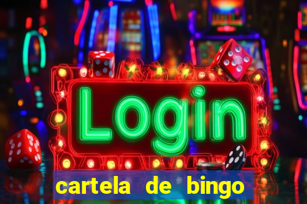 cartela de bingo cha de panela