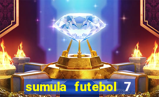 sumula futebol 7 society excel