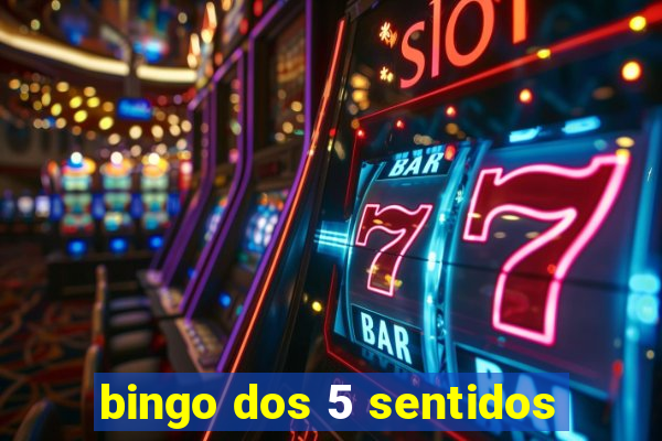 bingo dos 5 sentidos