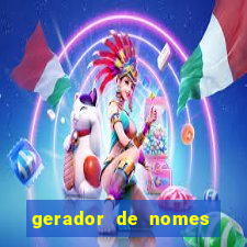 gerador de nomes para jogos