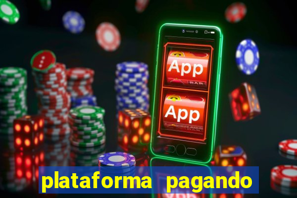 plataforma pagando fortune tiger