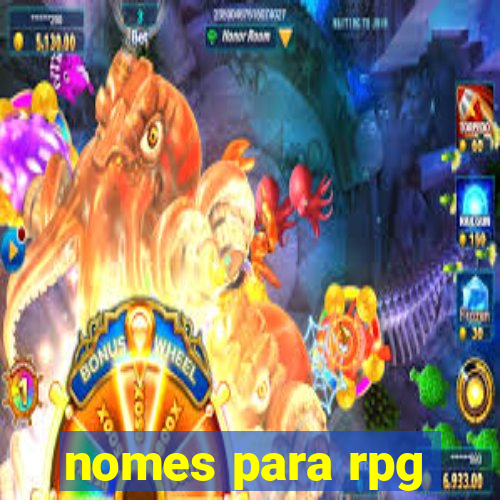 nomes para rpg