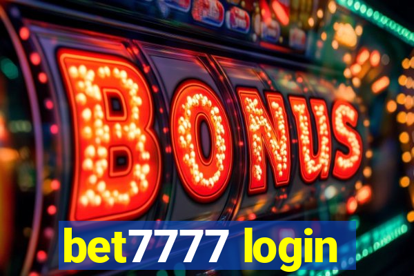 bet7777 login