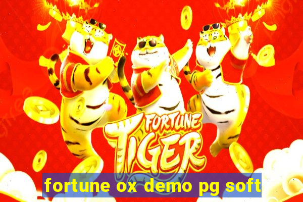 fortune ox demo pg soft