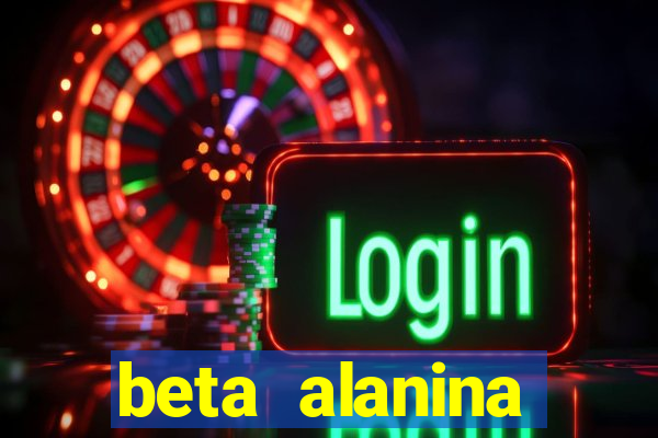 beta alanina aumenta a pressao