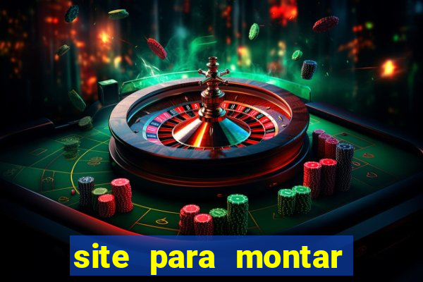 site para montar time de futebol