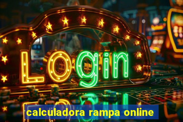 calculadora rampa online