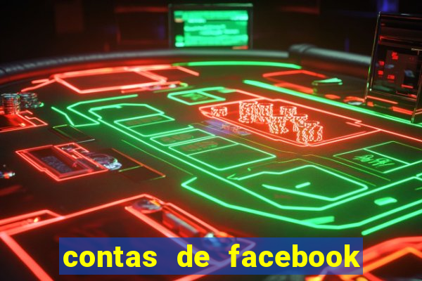 contas de facebook abandonadas com senha e email