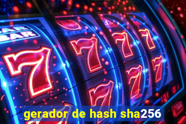 gerador de hash sha256