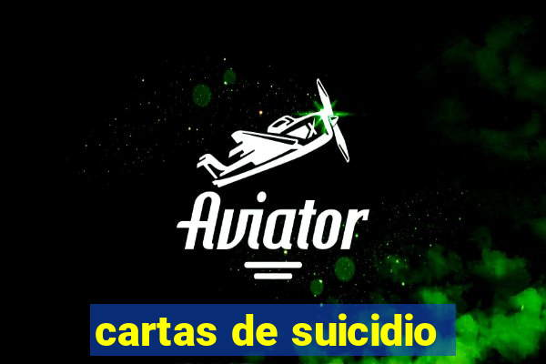 cartas de suicidio