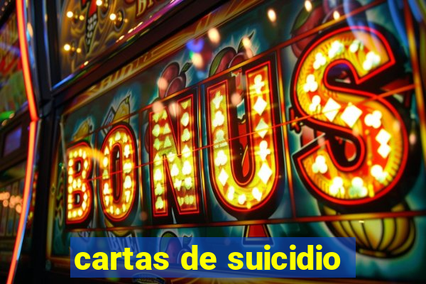 cartas de suicidio