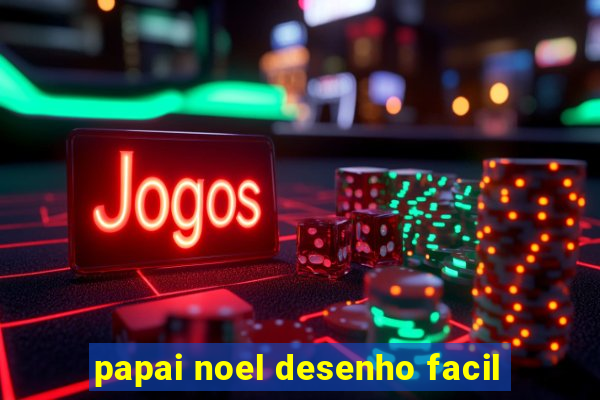 papai noel desenho facil