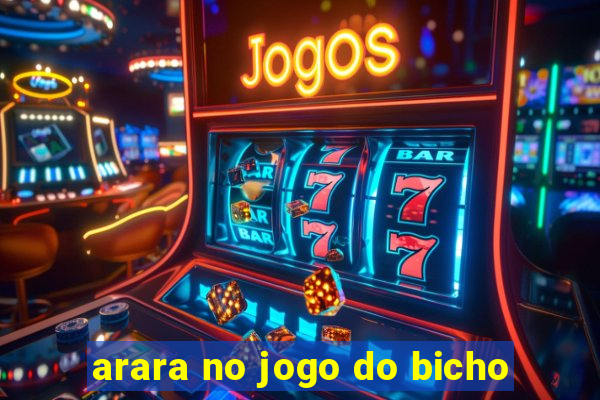 arara no jogo do bicho