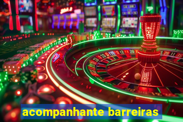 acompanhante barreiras