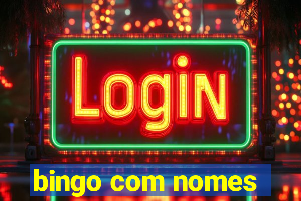 bingo com nomes