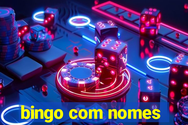 bingo com nomes