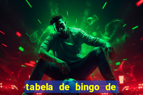 tabela de bingo de 1 a 100