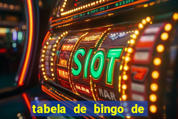 tabela de bingo de 1 a 100