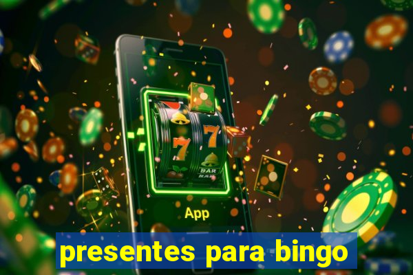 presentes para bingo