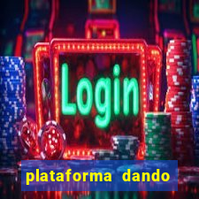 plataforma dando bonus de cadastro