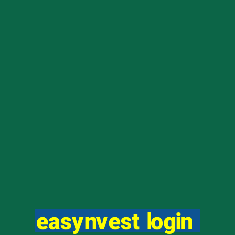 easynvest login