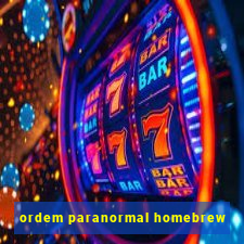 ordem paranormal homebrew