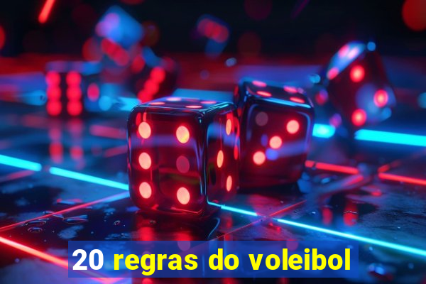 20 regras do voleibol