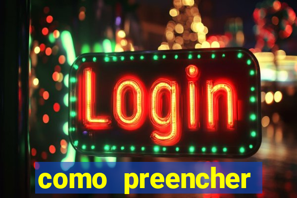 como preencher recibo de pagamento