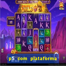 p5 com plataforma de jogos