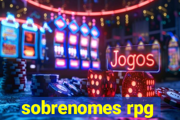 sobrenomes rpg