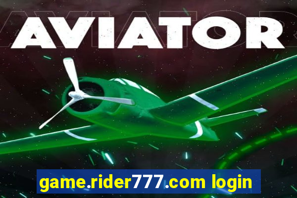 game.rider777.com login